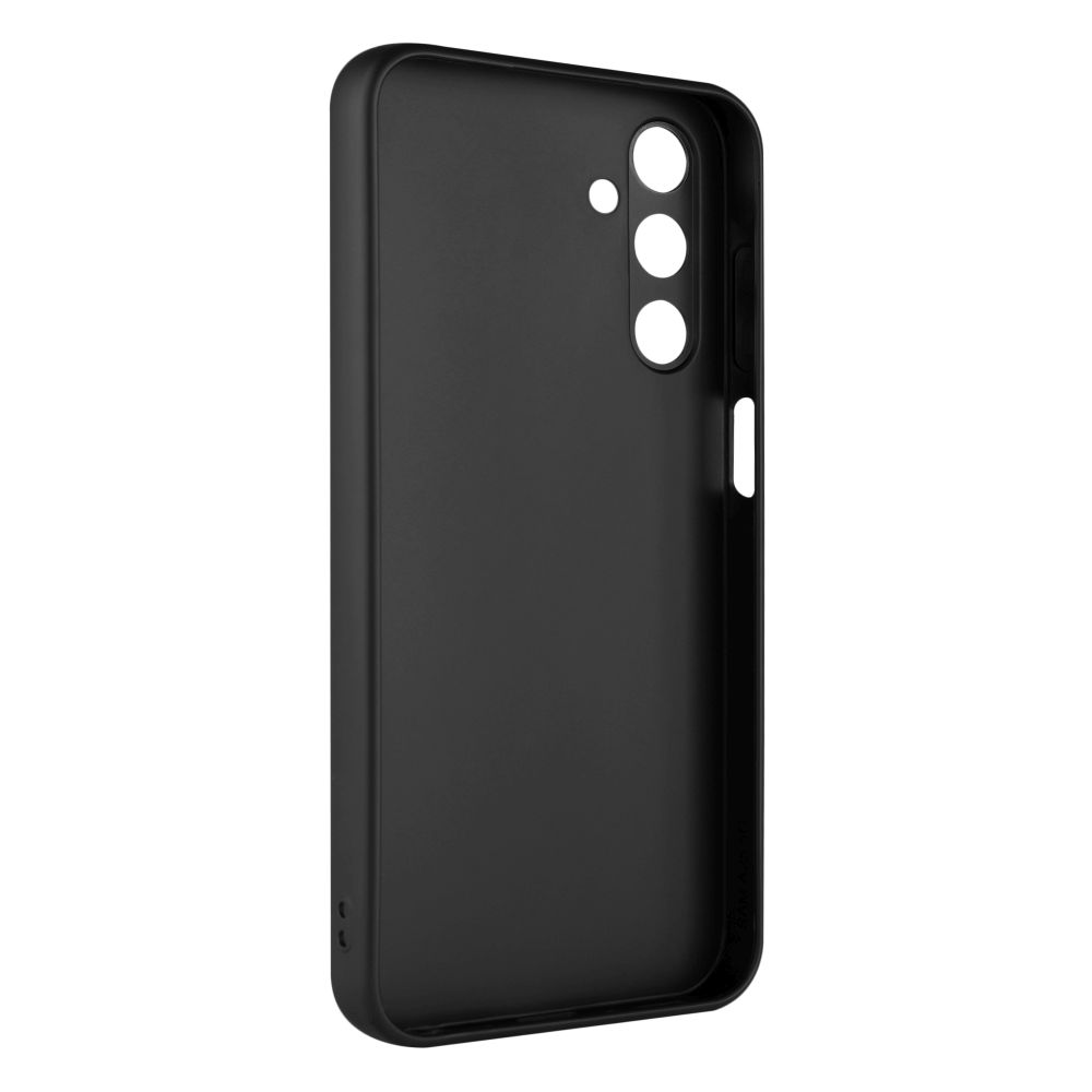 Zadní pogumovaný kryt FIXED Story pro Samsung Galaxy A25 5G, černý