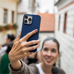 Zadní pogumovaný kryt FIXED Story pro Samsung Galaxy A26 5G, modrý