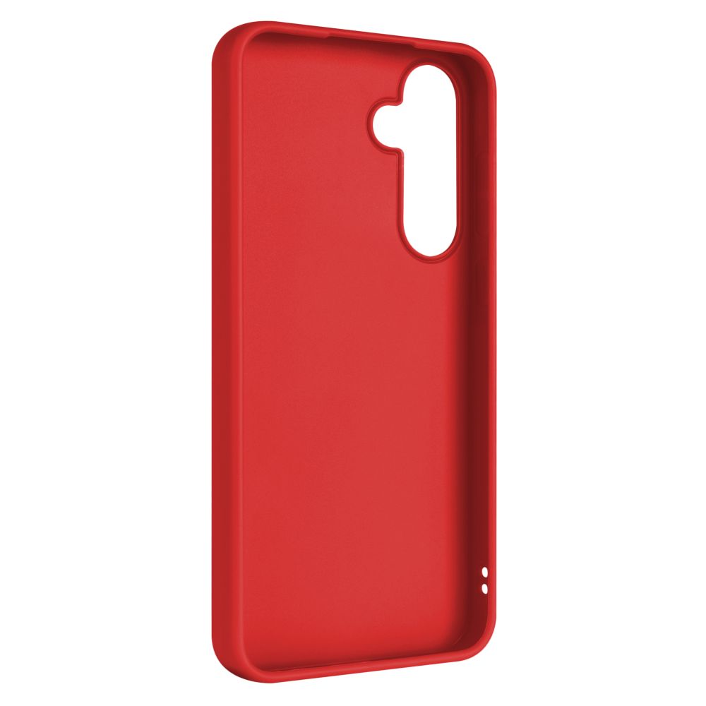 Zadní pogumovaný kryt FIXED Story pro Samsung Galaxy A55 5G, červený