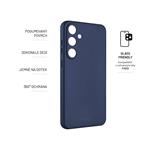 Zadní pogumovaný kryt FIXED Story pro Samsung Galaxy S24+, modrý