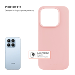 Zadní pogumovaný kryt FIXED Story pro Xiaomi 17, růžový