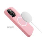 Zadný kryt FIXED MagFlow s podporou MagSafe pre Apple iPhone 14, ružový