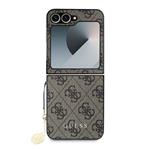 Zadný kryt Guess 4G Charm pre Samsung Galaxy Z Flip 6 Brown