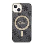 Zadný kryt Guess 4G IML MagSafe pre iPhone 13 Black