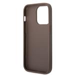 Zadný kryt Guess 4G Stripe pre iPhone 14 Pro Brown