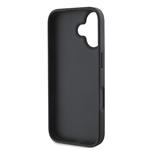 Zadný kryt Guess PU 4G Stripe pre iPhone 16 Grey