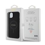 Zadný kryt Guess PU Saffiano MagSafe pre iPhone 15 Black