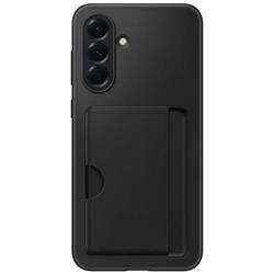 Zadný kryt Samsung s vreckom na kartu pre Galaxy A56 čierny