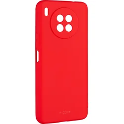Zadný pogumovaný kryt FIXED Story pre Huawei Nova 8i, červený