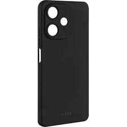 Zadný pogumovaný kryt FIXED Story pre Infinix Hot 30, čierny
