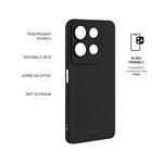 Zadný pogumovaný kryt FIXED Story pre Infinix Note 30 5G, čierny