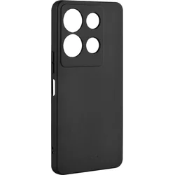 Zadný pogumovaný kryt FIXED Story pre Infinix Note 30 VIP, čierny