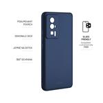 Zadný pogumovaný kryt FIXED Story pre POCO F5 Pro/F5 Pro 5G, modrý