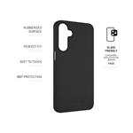 Zadný pogumovaný kryt FIXED Story pre Samsung Galaxy A16 4G/5G, čierny