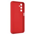 Zadný pogumovaný kryt FIXED Story pre Samsung Galaxy A25 5G, červený