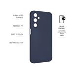 Zadný pogumovaný kryt FIXED Story pre Samsung Galaxy A25 5G, modrý