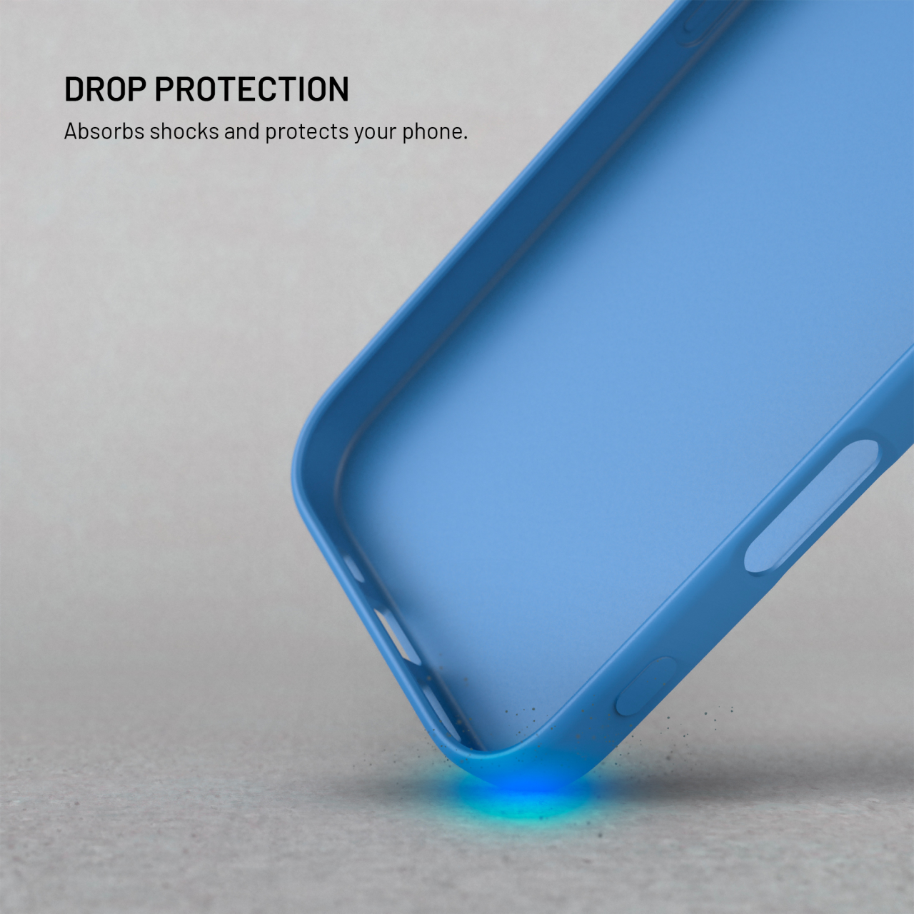 Zadný pogumovaný kryt FIXED Story pre Samsung Galaxy A26 5G, modrý