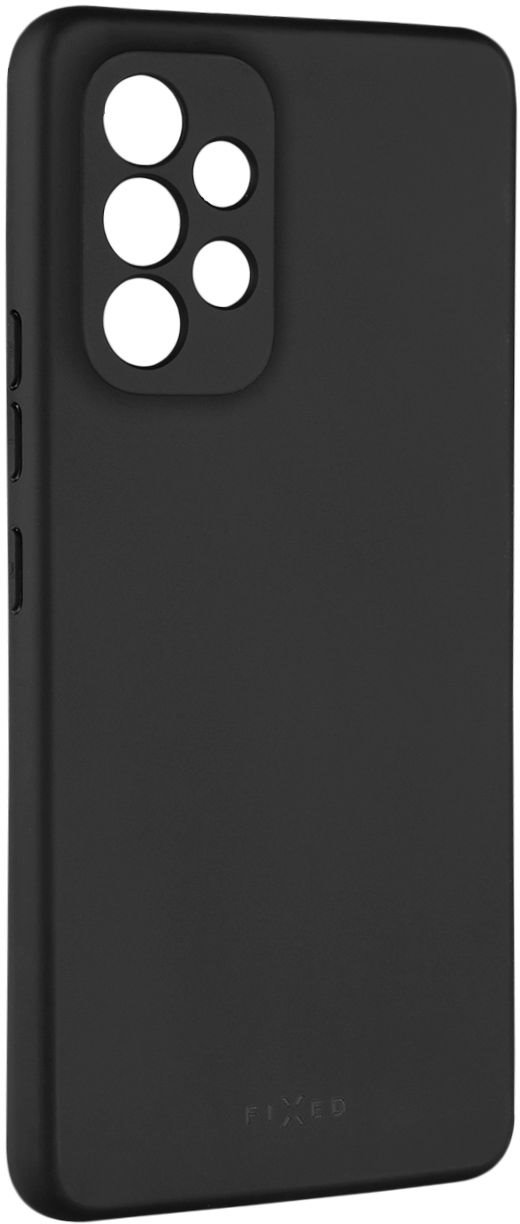 Zadný pogumovaný kryt FIXED Story pre Samsung Galaxy A53 5G, čierny