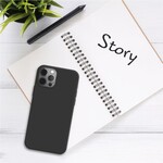 Zadný pogumovaný kryt FIXED Story pre Samsung Galaxy S24, čierny