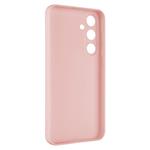 Zadný pogumovaný kryt FIXED Story pre Samsung Galaxy S24+, ružový