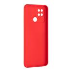 Zadný pogumovaný kryt FIXED Story pre Xiaomi Redmi 10C, červený