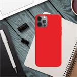 Zadný pogumovaný kryt FIXED Story pre Xiaomi Redmi 12C, červený