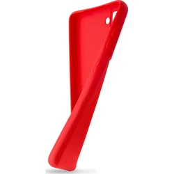 Zadný pogumovaný kryt FIXED Story pre Xiaomi Redmi 12C, červený