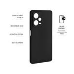Zadný pogumovaný kryt FIXED Story pre Xiaomi Redmi Note 12 Pro 5G, čierny