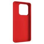 Zadný pogumovaný kryt FIXED Story pre Xiaomi Redmi Note 14 5G, červený