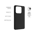Zadný pogumovaný kryt FIXED Story pre Xiaomi Redmi Note 14 5G, čierny