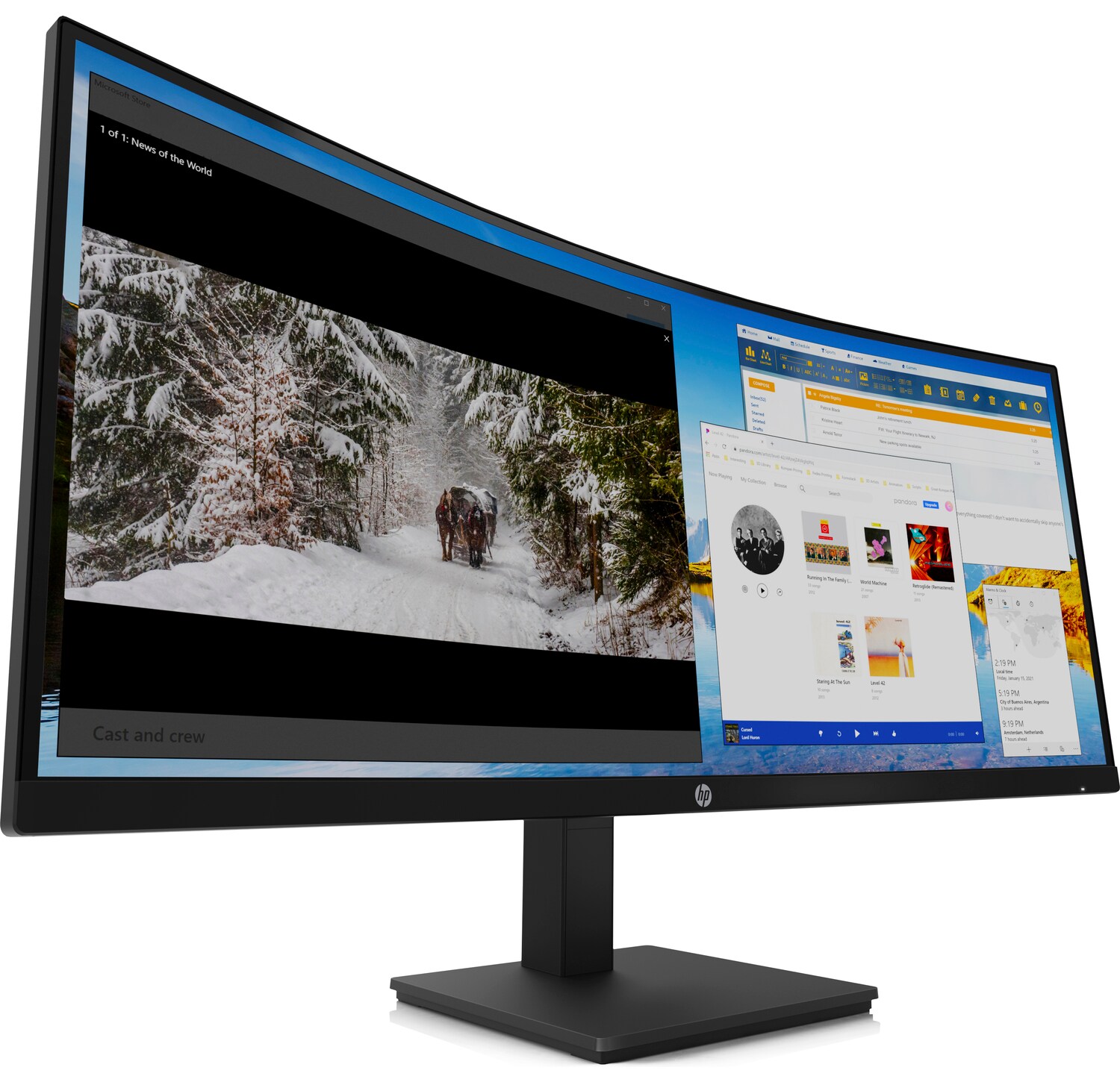 Zakrivený monitor HP M34d WQHD (3B1W4AA)