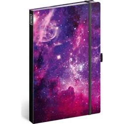 Zápisník Galaxie, linajkovaný, 13 × 21 cm