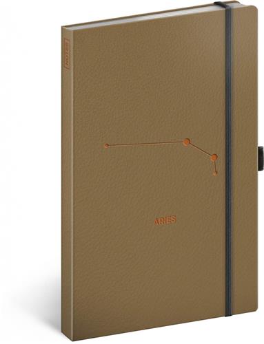 Zápisník Zodiak Baran, linajkovaný, 13 × 21 cm