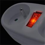 Zásuvka Solight, 2 x 10A, biela, spínač