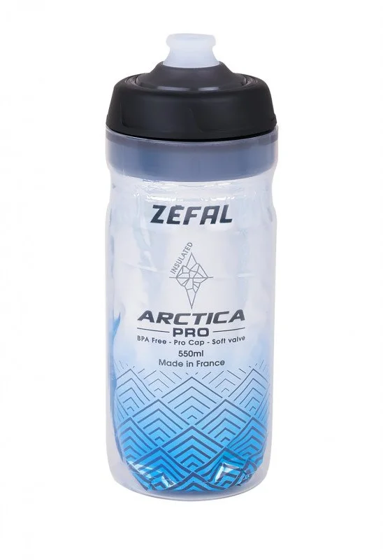 Zefal lahev Arctica Pro 55 new stříbrná- modrá