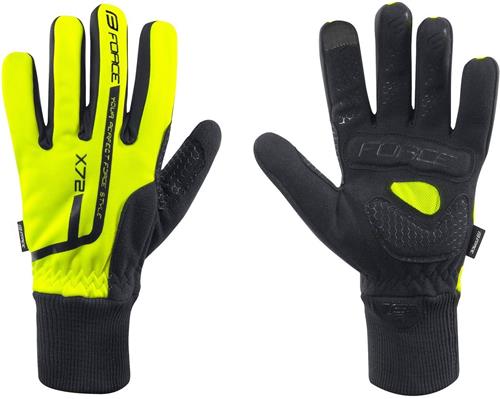 Zimné rukavice FORCE X72, fluo veľkosť 3XL