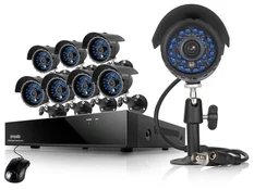 Zmodo DVR Kit-8CH Recorder + 8xCMOS IR Camera + 2TB HDD