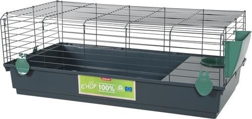 Zolux Klec pro hlodavce EHOP 100cm šedá/zelená s výbavou