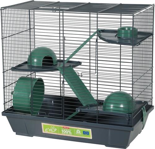 Zolux Klec pro křečky EHOP Triplex 50cm šedá/zelená s výb.