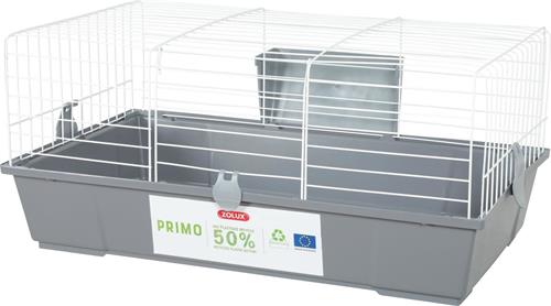Zolux Klec pro morčata PRIMO 80cm bílá/šedá s výbavou