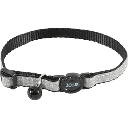 Zolux Obojek pro kočky SHINY nylon černý 10mm/30cm