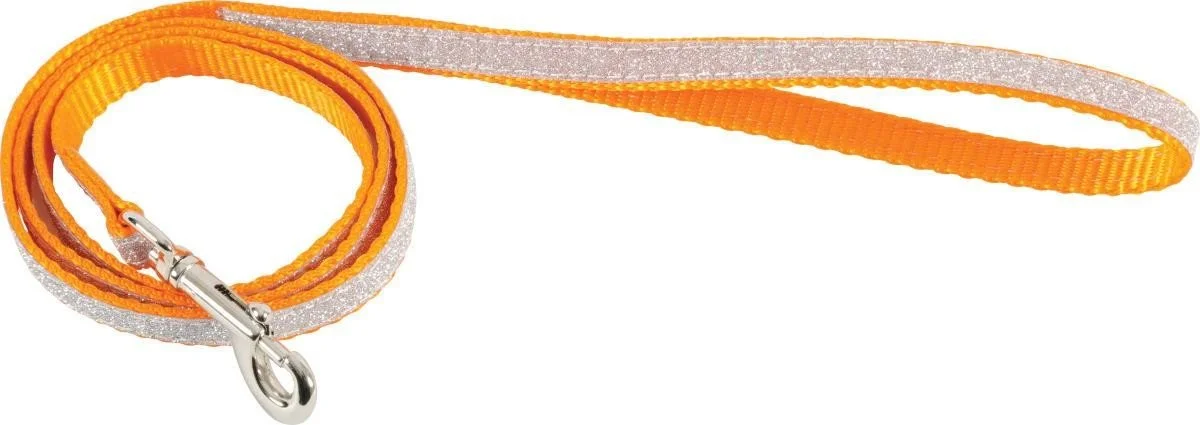 Zolux Vodítko pro kočky SHINY nylon oranžové 1m
