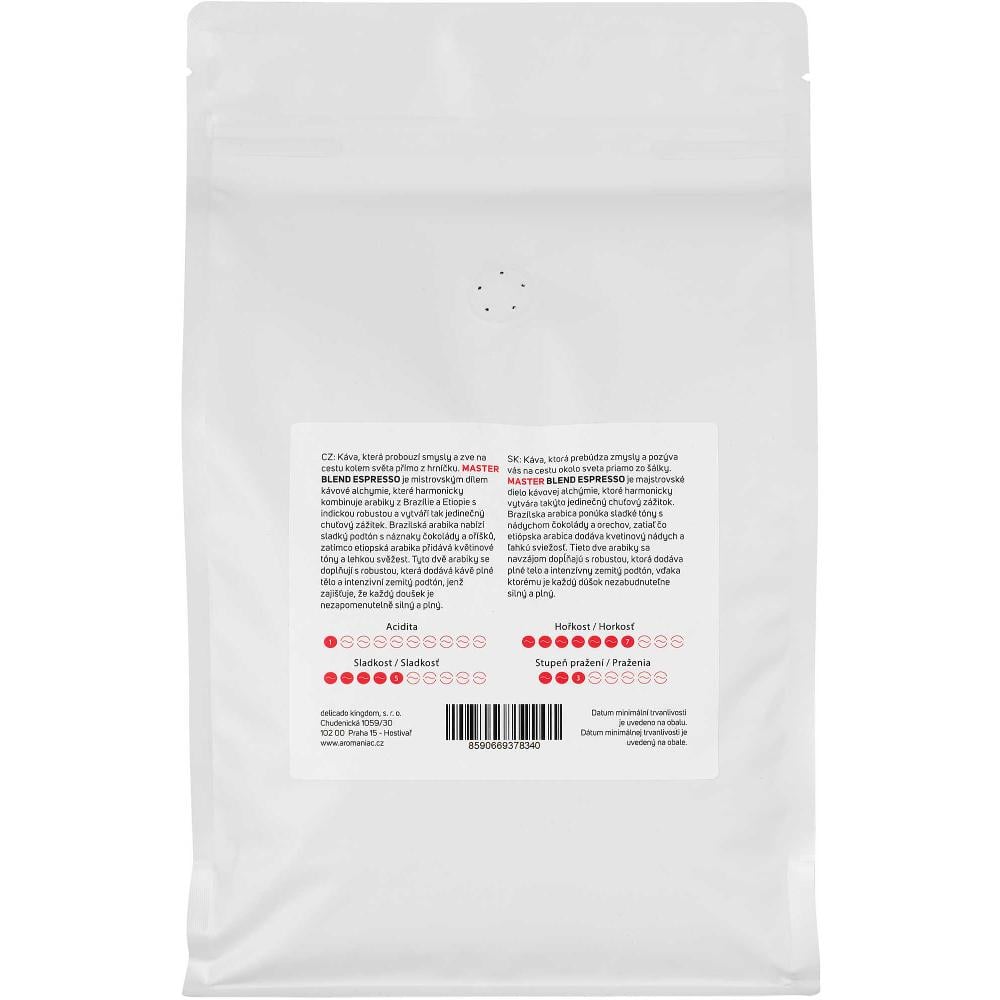 Zrnková káva Sencor Master Blend Espresso 1kg
