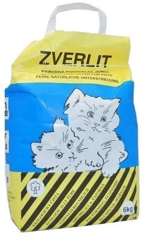 ZVERLIT modrá jemná podestýlka pro kočky 6kg